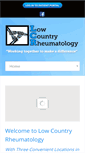 Mobile Screenshot of lowcountryrheumatology.com